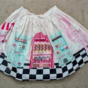 Unique Vintage Candy Store Circle Skirt Size 4X Fits Like 2X Looks New